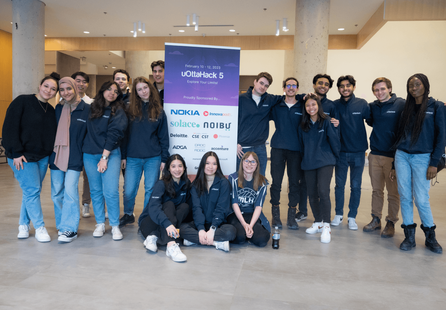 2023 uOttaHack Team, Volunteers, and Past Organizers.