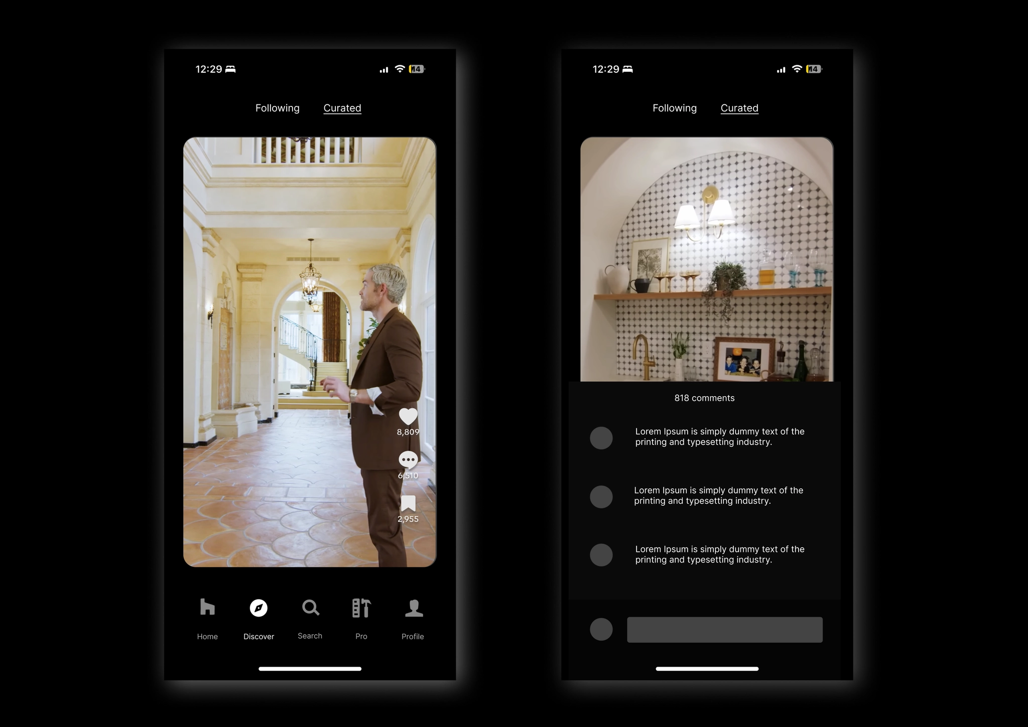 Discover page redesign